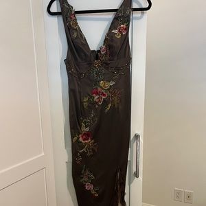 Mandalay brown formal dress